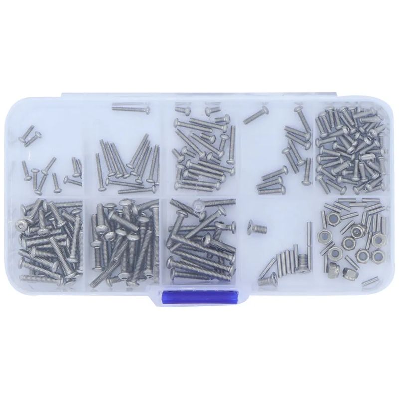 FACSNY Stainless Steel Screw & Hardware Kit for 1/18 TRX4M (206pcs)
