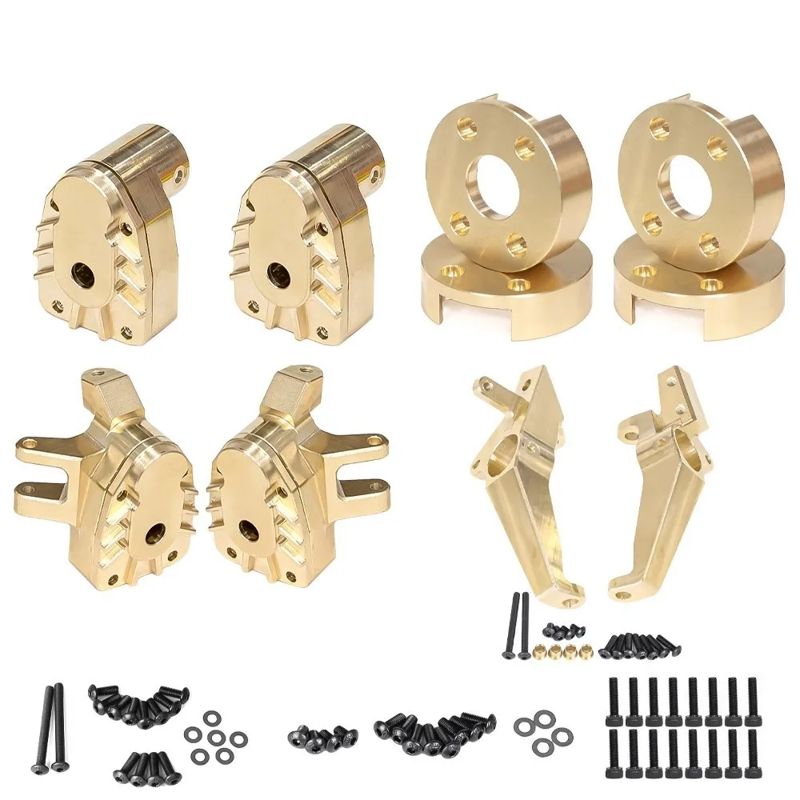Axial AXP8 Gilamon Brass Counterweight & Axle Upgrade Parts