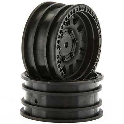 Axial 1.9 KMC XD Machete Crawl Wheels, Black (2) — AX31587