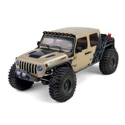 Axial SCX10 III Motobilt Waypoint Jeep JT Gladiator 4X4 RTR Brushed Rock Crawler (Tan, AXI-2443T1)