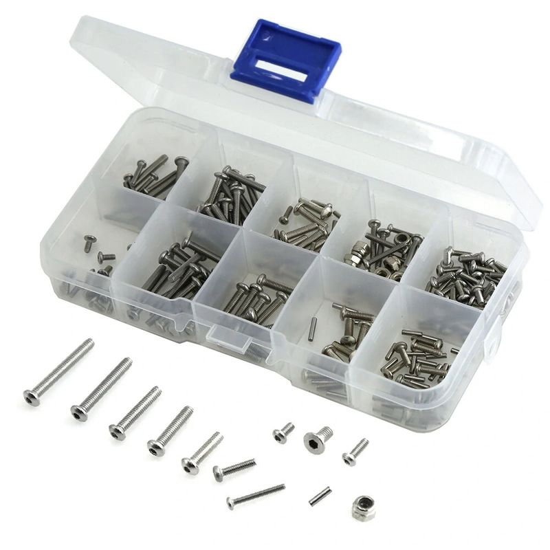 Stainless Steel Hex Screw & Nut Kit for 1/18 TRX4M