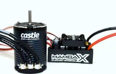 Castle Creations Mamba X + 1406 Sensored Crawler Combo