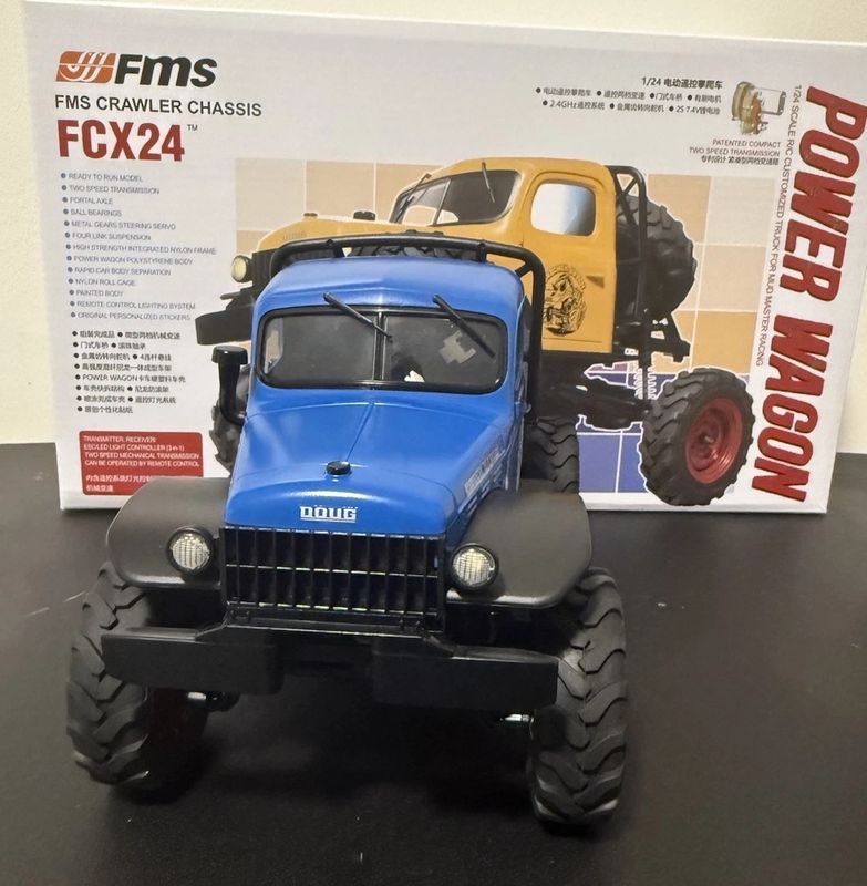 FMS FCX24 Power Wagon (Blue) — RTR (Used)