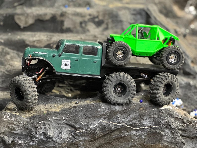 SCX24 6x6 Power Wagon Flatbed