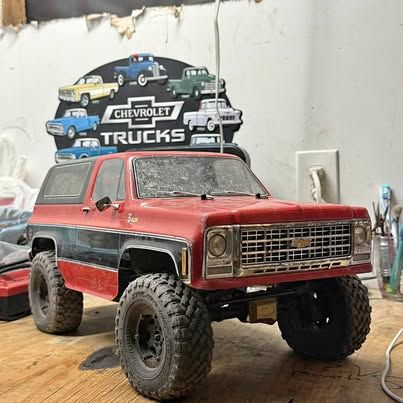 Traxxas TRX-4 1979 Chevy Blazer 1/10 (Used, Brass Upgrades, Needs Charger)