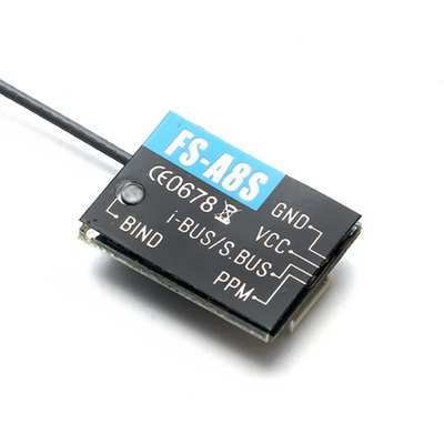 Flysky FS-A8S V2 2.4G 8CH Mini Receiver with PPM i-BUS SBUS Output