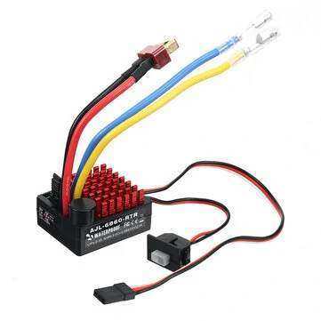 FLYUEACE 6860 Brushed ESC 60A Waterproof Crawler Speed Controller with BEC