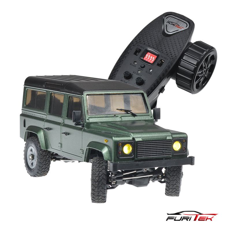 FURITEK FX132 TRAIL RAIDER 1/32 Brushless RTR RC Crawler Kit (Green)