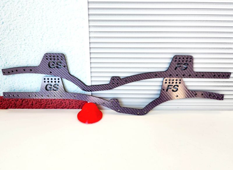 GSPEED GS-FS Chassis — Rails Only (Carbon Fiber)