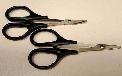 GSPEED Lexan Body Scissors Set (Curved + Straight)