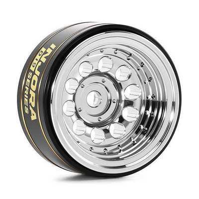 INJORA 0.7" D19 Solid Brass Beadlock Wheels for 1/30 SCX30 (4)