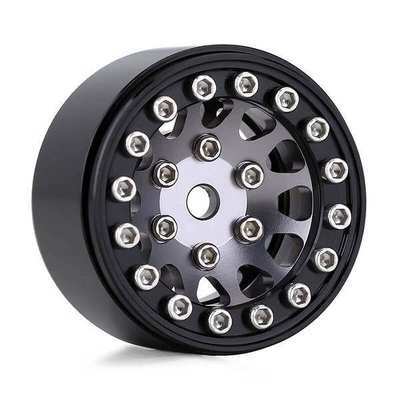 INJORA 1.0" 12-Spokes Beadlock Wheels for Micro Crawlers (W1049) (4)