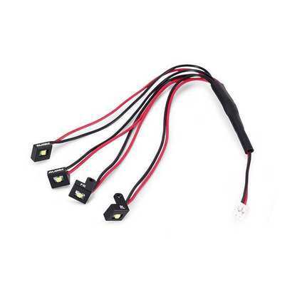 INJORA 4LED Rock Lights Kit for 1/30 Axial SCX30 (White)