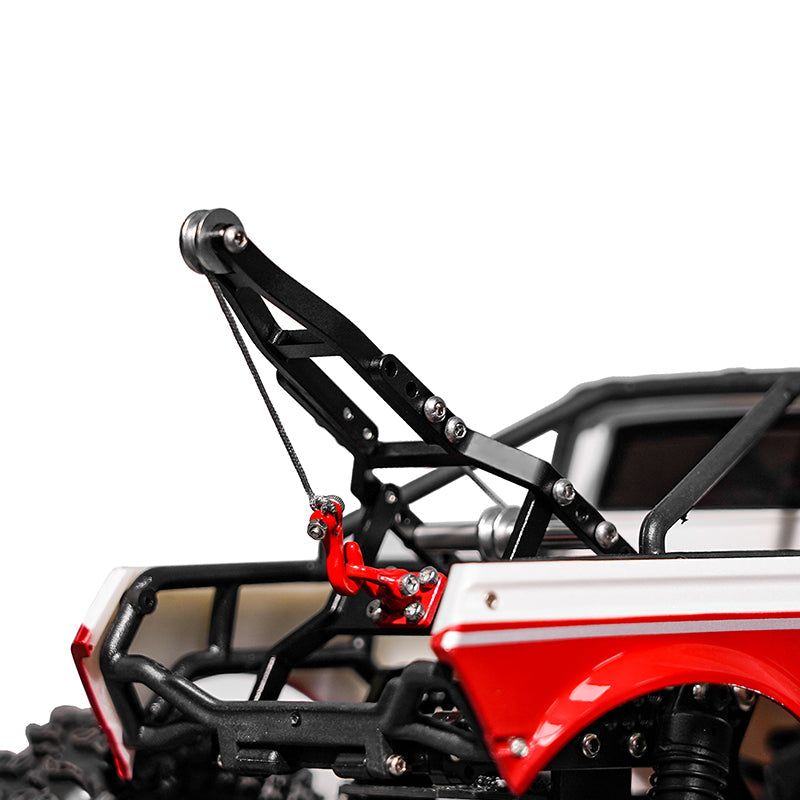 INJORA Tow Truck Crane Kit & INJS2065-360 Winch Servo for 1/18 TRX4M