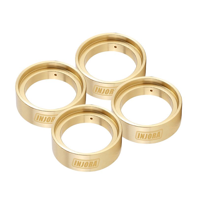 INJORA Brass Inner Clamp Rings for INJORA 1.0 Wheels & TRX4M Stock Tires