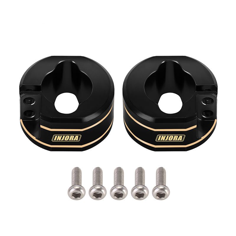 INJORA 2PCS 14g/pcs Brass Rear Axle Counterweights for 1/18 TRX4M (4M-30)