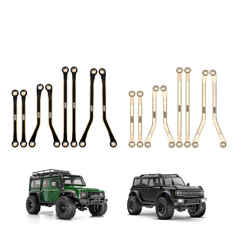 INJORA Brass High Clearance Links Set for 1/18 TRX4M Defender Bronco