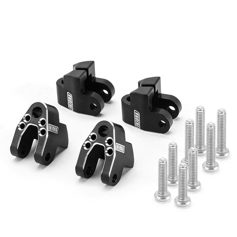 INJORA CNC Aluminum Shock Mounts Height Lift Kit for 1/18 TRX4M Defender Bronco Stock Shocks