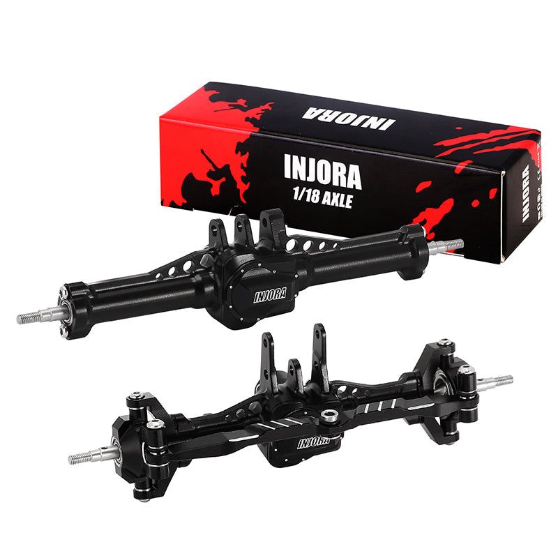 INJORA +4mm Aluminum Axles for 1/18 TRX4M TRX4MT