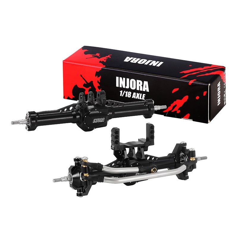 INJORA +4mm Aluminum Axles for 1/18 TRX4M