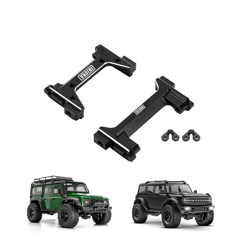 INJORA CNC Aluminum Front Rear Bumper Mount for 1/18 TRX4M Defender Bronco (4M-75)