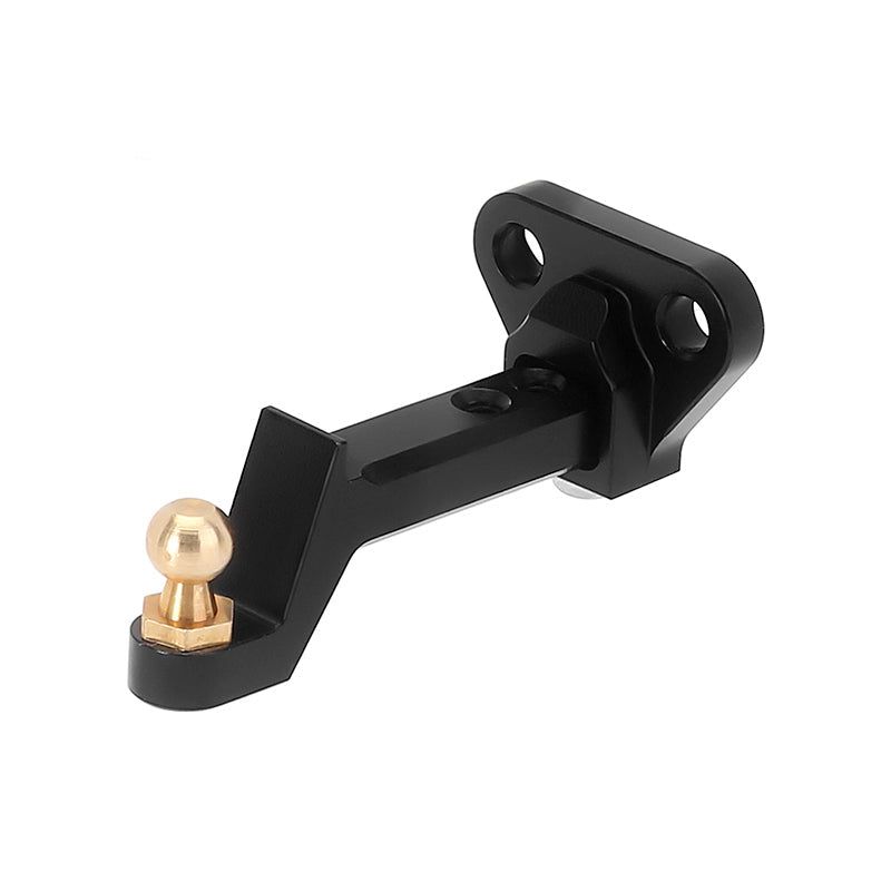 INJORA Adjustable Aluminum Trailer Tow Hitch With Brass Ball for 1/18 TRX4M