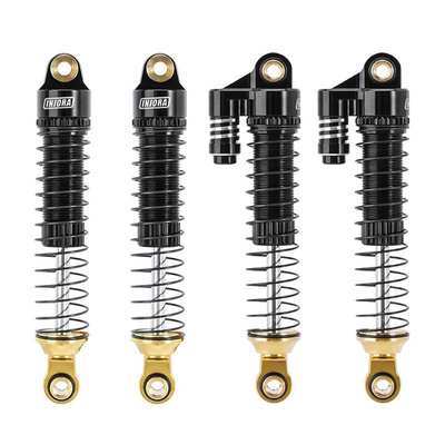 INJORA 59mm Long Threaded Oil Shocks with Brass End for 1/18 TRX4M (4pcs)
