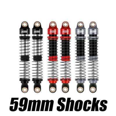 INJORA 59mm Long Threaded Oil Shocks for TRX4M (4)