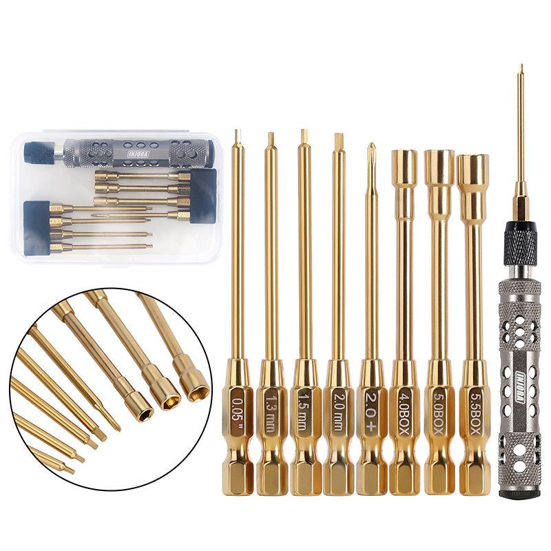 INJORA 8-in-1 Hex Screwdrivers Nut Drivers RC Tool Kit