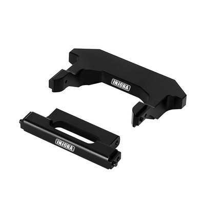 INJORA Aluminum IR60 Body Front Bumper & Rear Mount for SCX24 Gladiator/Power Wagon