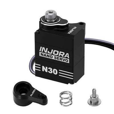 INJORA Aluminum N30 NANO Servo with Servo Saver for 1/30 SCX30