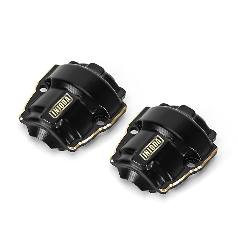 INJORA Brass Front Rear Diff Covers for 1/18 Redcat Ascent-18 (ASC18-07)