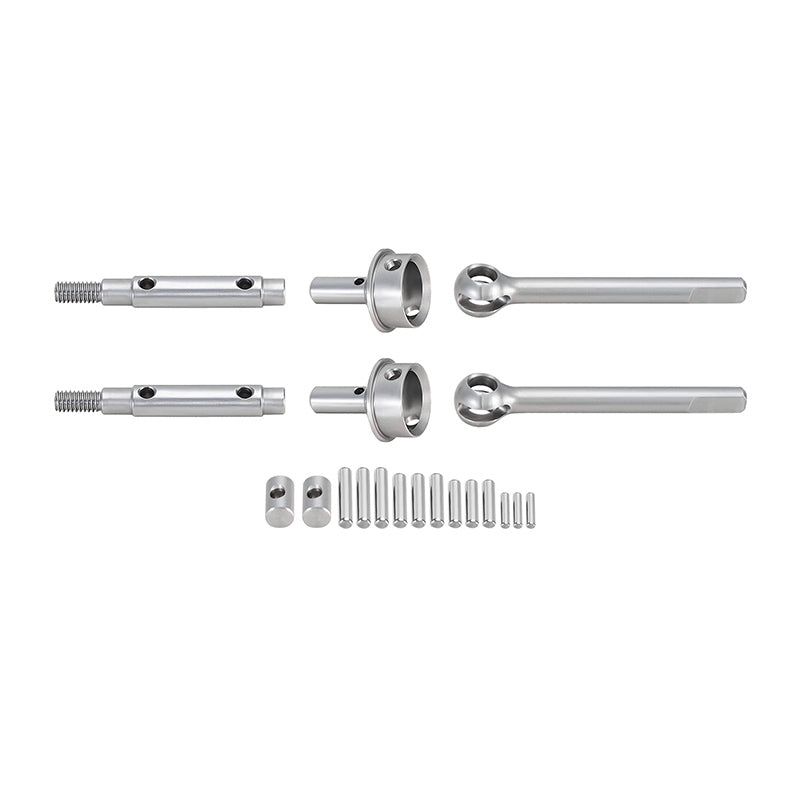 INJORA Stainless Steel Rear Axle Shafts for 1/18 Redcat Ascent-18