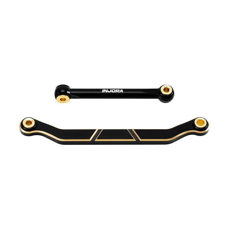 INJORA Black Brass Steering Links for 1/18 Redcat Ascent-18 High Steer Axles