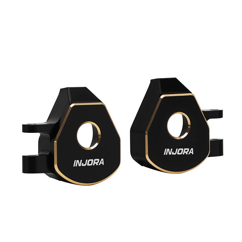 INJORA Black Coating Brass Steering Knuckles for 1/32 Redcat Ascent-32 V1 V2 (ASC32-06)