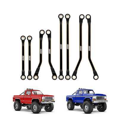 INJORA Brass High Clearance Links for 1/18 TRX4M High Trail K10/F150 (4M-97, Black Brass)