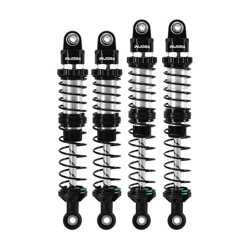 INJORA DRX Dual-Rate Spring Oil Shocks 90mm+100mm for 1/10 TRX4 SCX10 III