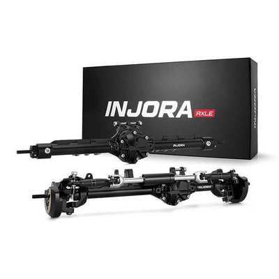 INJORA C60 Axles with Double Joint Shafts for 1/10 Axial UTB10 Capra 1.9 (C60-BK/C60-SR)