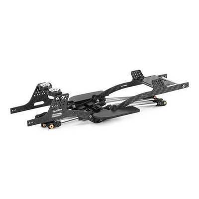 INJORA Carbon Fiber LCG Chassis Kit for 1/24 SCX24, 155mm Wheelbase, 12° Skid Angle