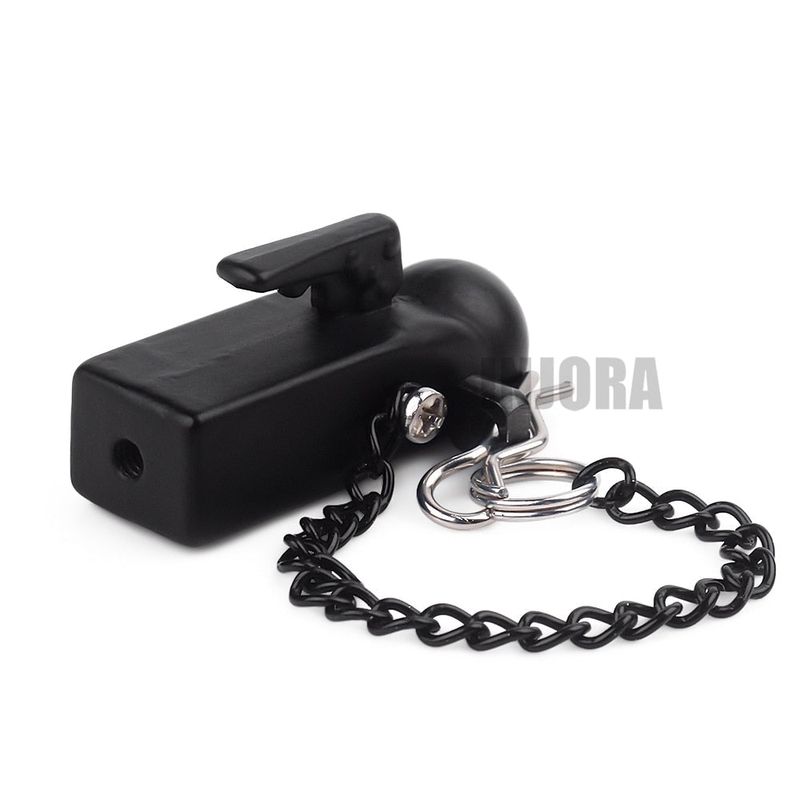 INJORA Metal Trailer Head Tow Hook Hitch Coupler for 1/10 RC Crawler