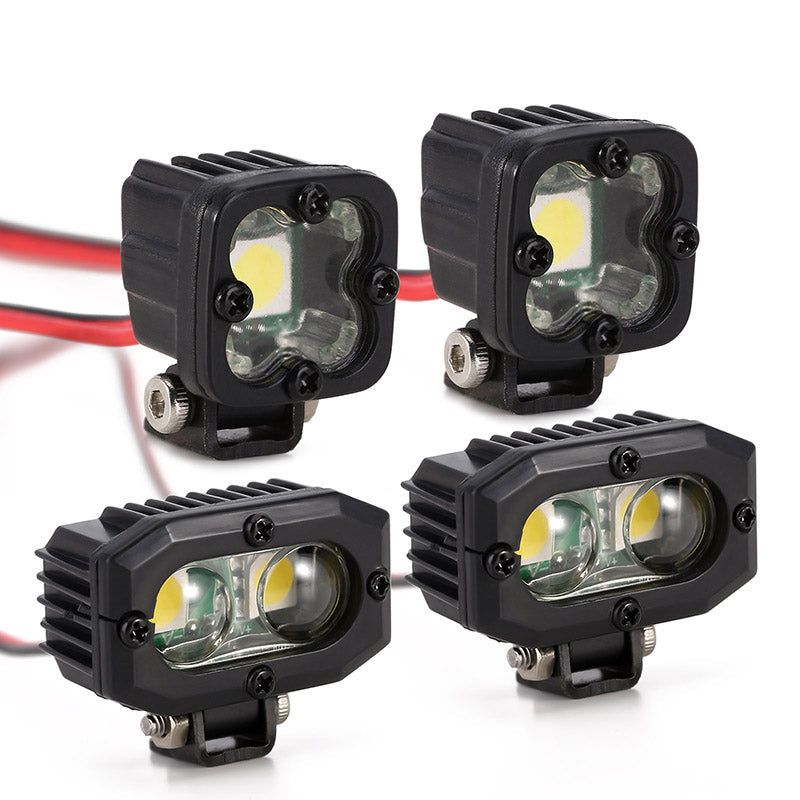 INJORA RC Car Bright LED Lights Headlight Spotlight for 1/10 RC Crawler