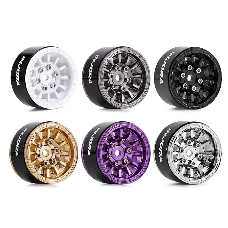 INJORA 1.0" Aluminum Wheels for Micro Crawlers (W1056)