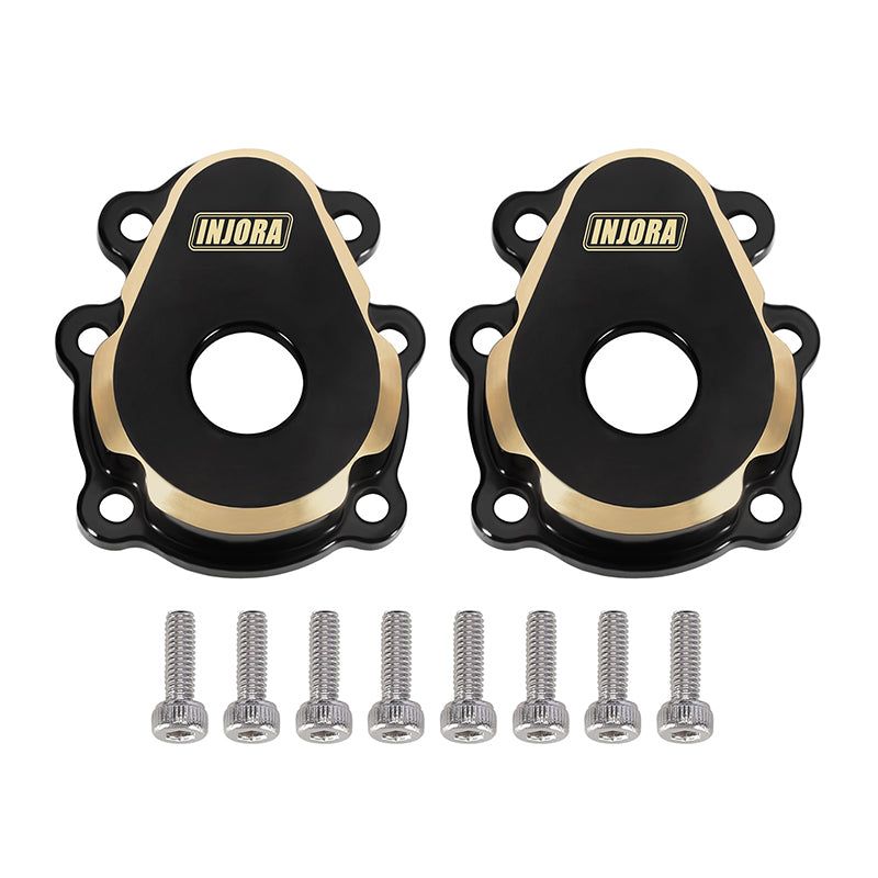 INJORA 31g/pcs Brass Outer Portal Housing Covers for 1/10 FMS FCX10 K5 LC80