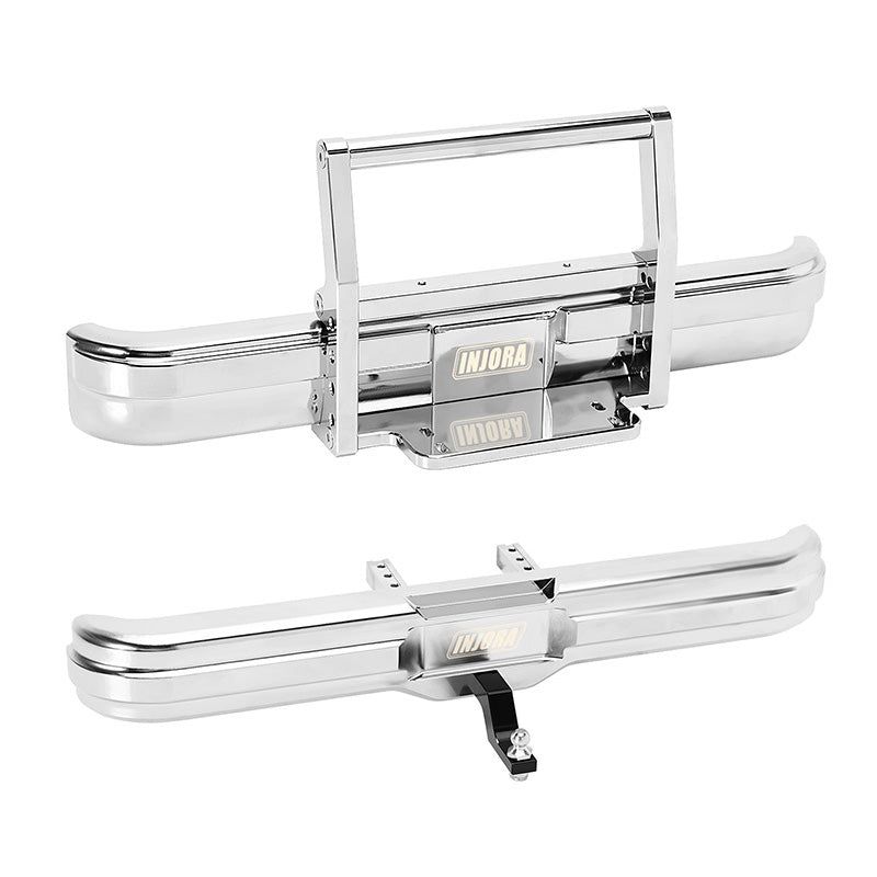 INJORA Aluminum Front Rear Bumper for 1/10 FMS FCX10 K5