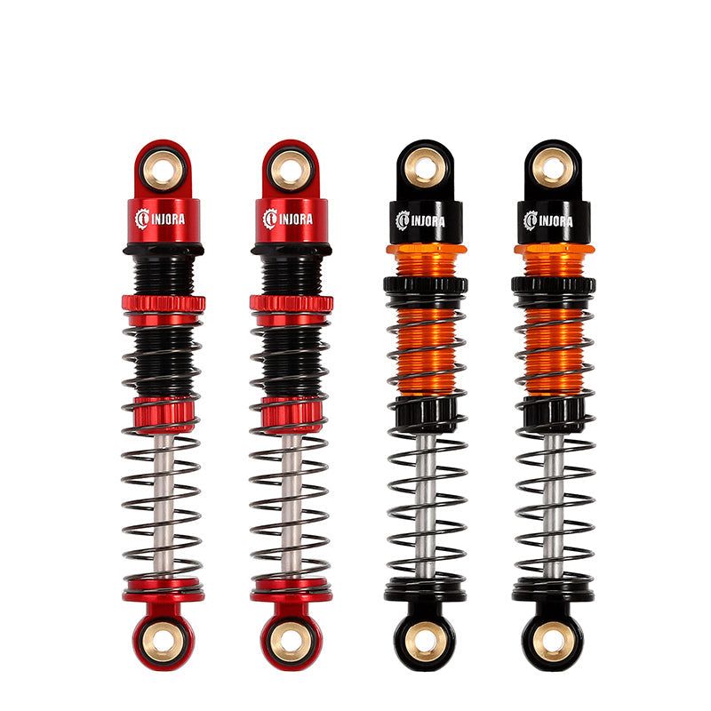INJORA 45mm Aluminum Threaded Oil Shock Absorbers for FMS FCX24 FCX18