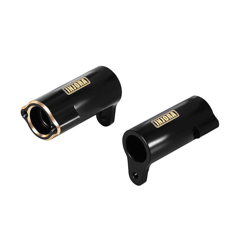 INJORA Black Rear Axle Tubes for 1/24 FMS FCX24M