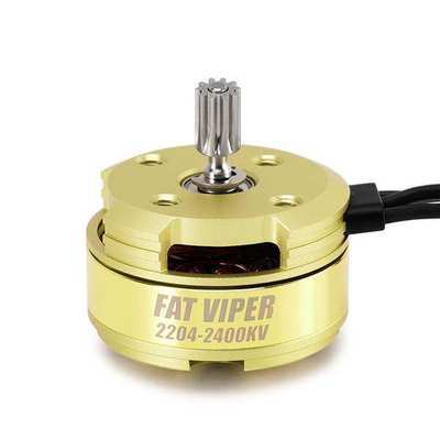 INJORA Gold Fat Viper 2204 2400KV Brushless Outrunner Motor for TRX4M