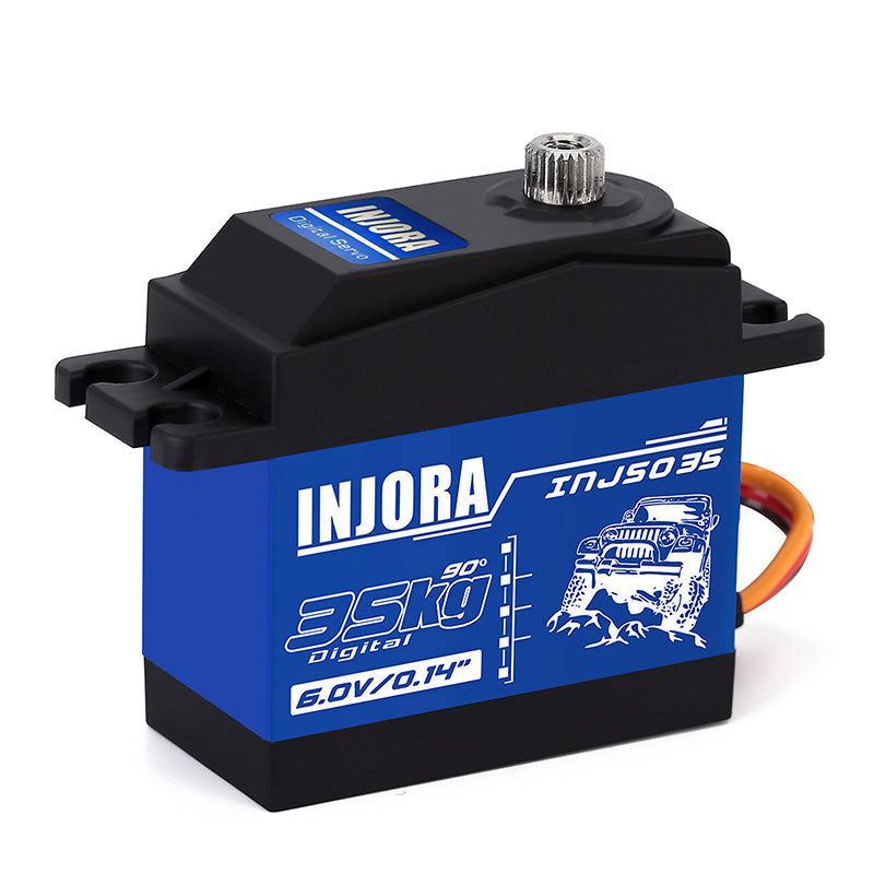 INJORA INJS035 35KG Large Torque Waterproof Metal Gear Digital Servo for RC Model