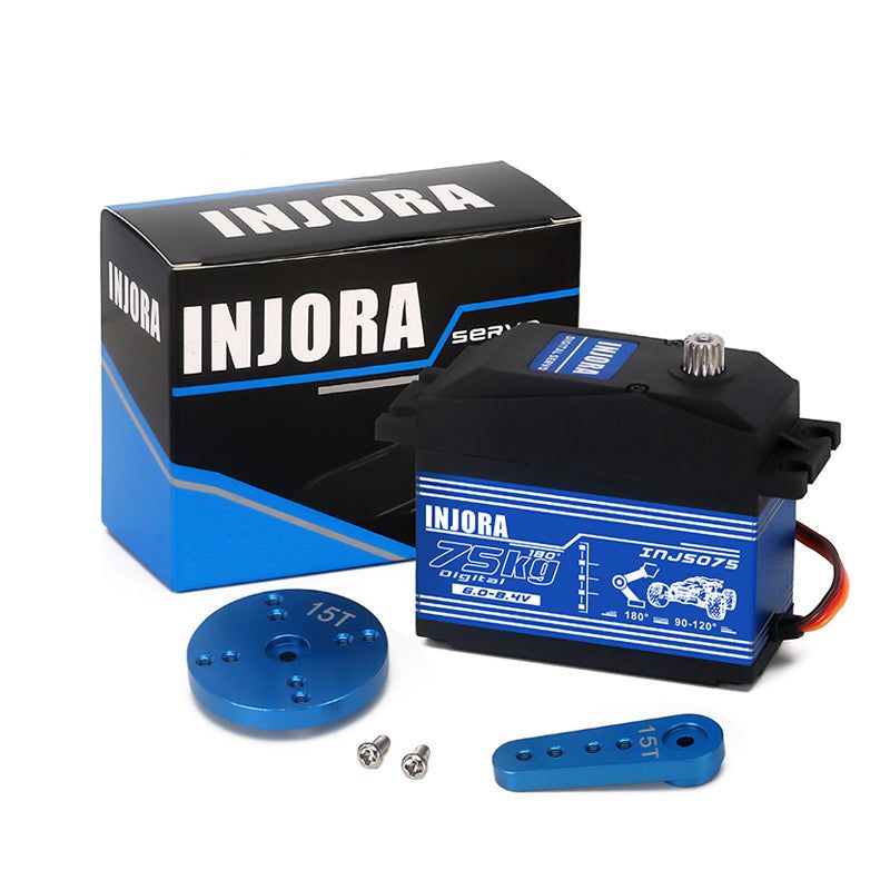 INJORA INJS075 75KG Super Torque Digital Servo for 1/5 RC Car BAJA RC Truck Parts