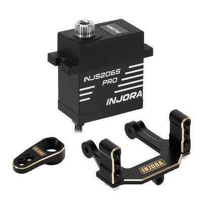 INJORA INJS2065 PRO 9KG Waterproof Servo with Brass Mount & Horn for 1/18 Redcat Ascent-18